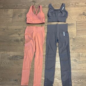 TWO GYMSHARK Activewear Sets